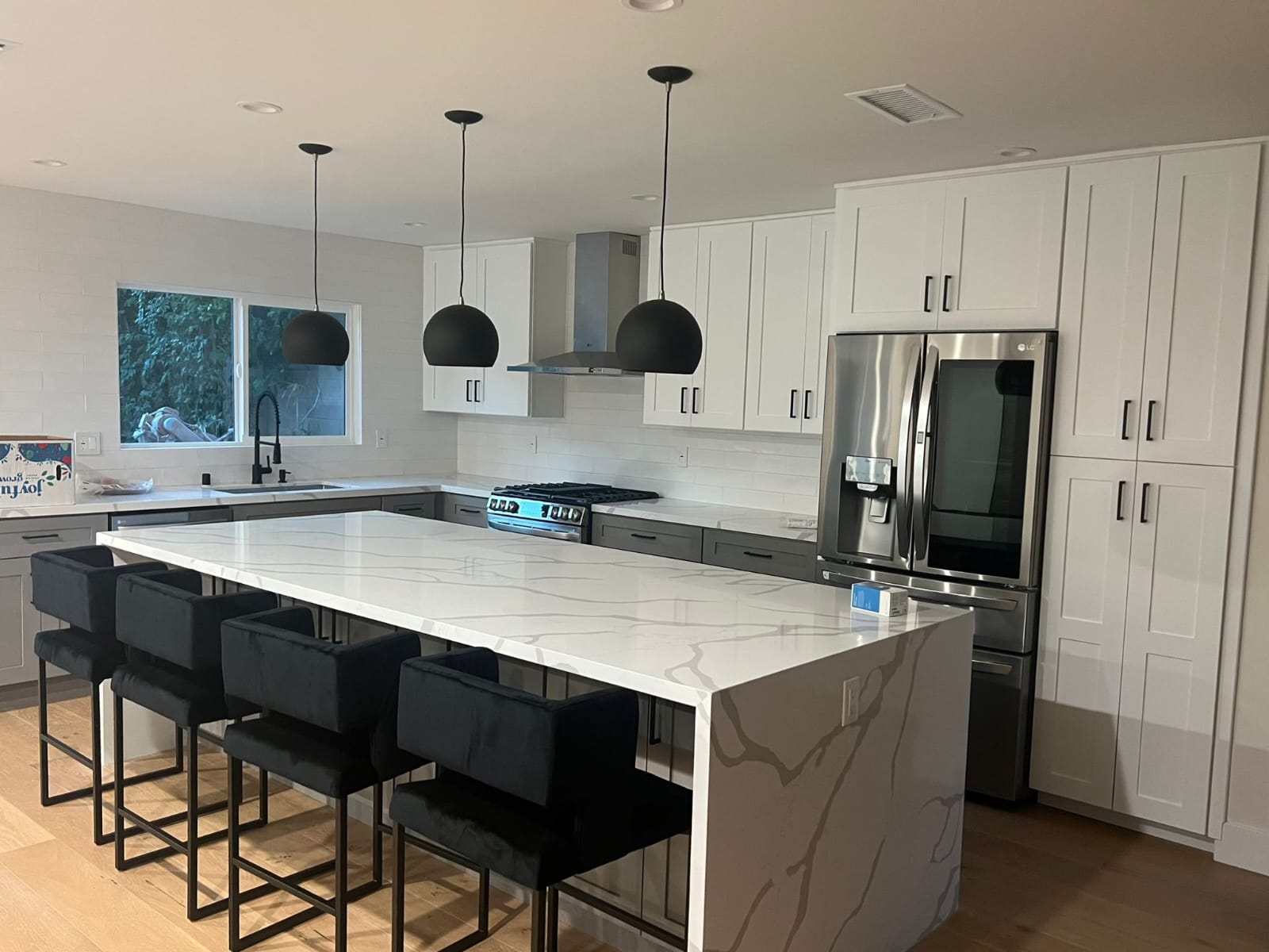 Gray kitchen