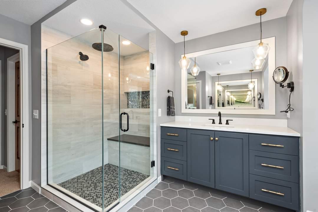 Marble shower