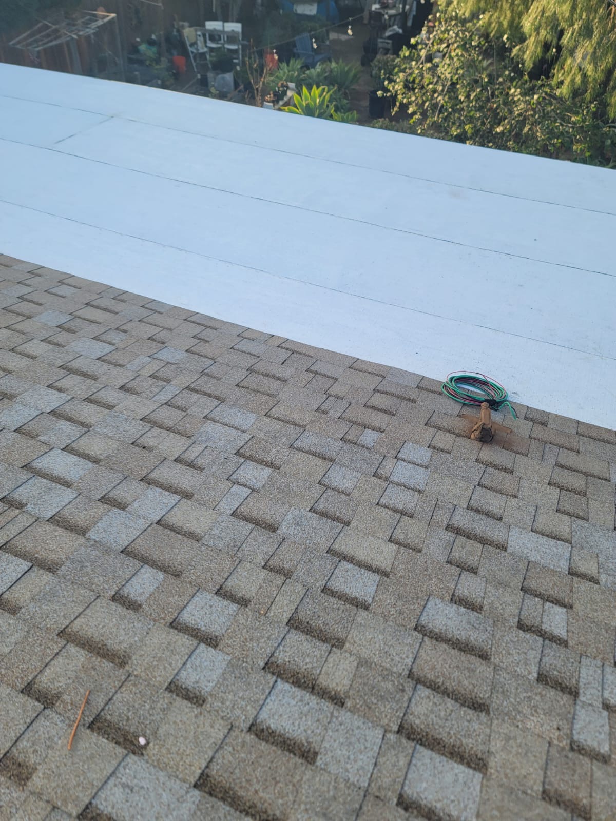 Mediterranean home tile roof installation